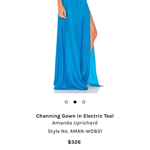 100% Silk Amanda Uprichard Channing Gown - Picture 8 of 8